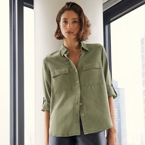 The Group by Babaton Utility Button Up